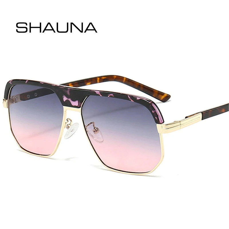 【クーポン利用で4540円】 サングラス 動物 アニマル スクエア ヒョウ ハート レトロ レディース メン..