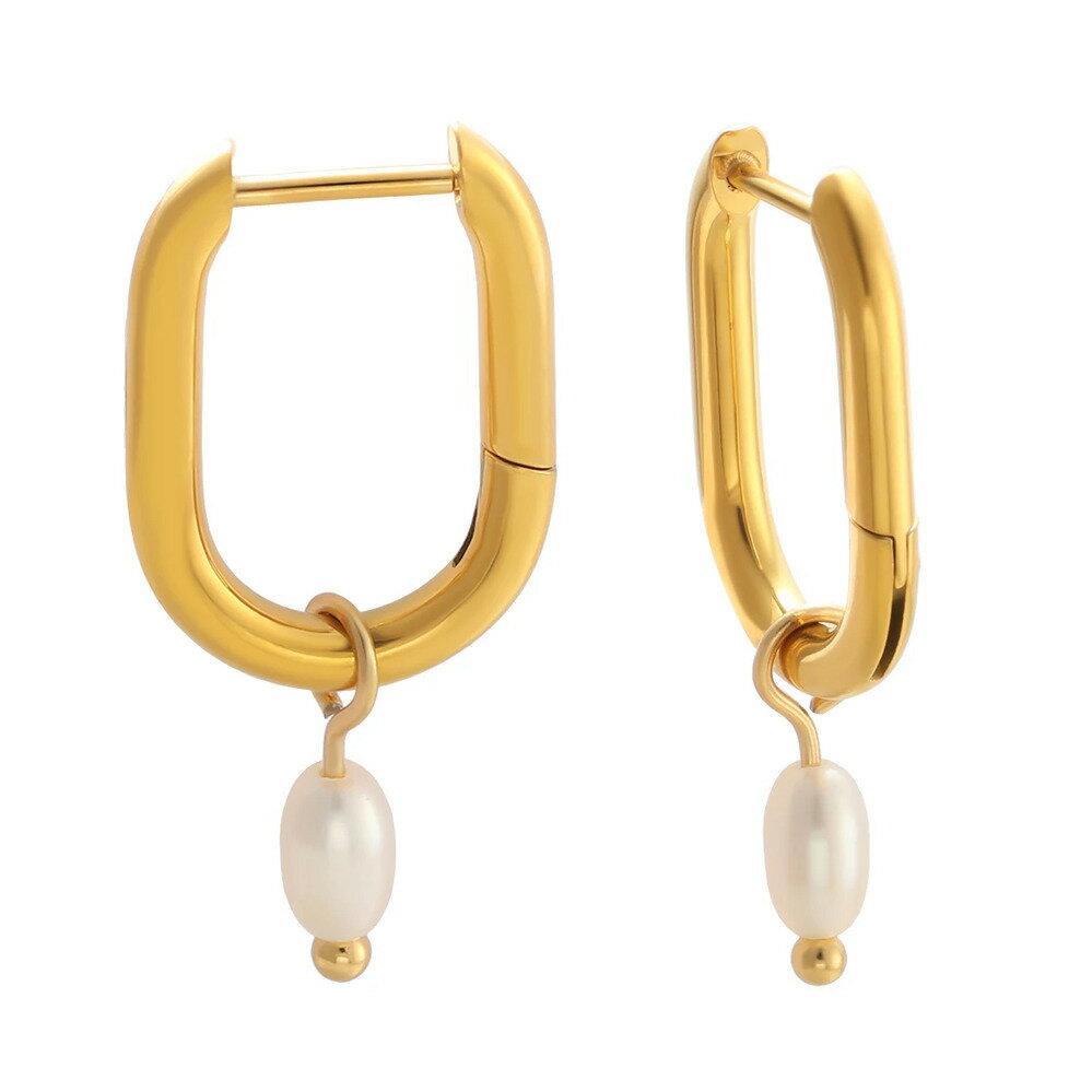 【クーポン利用で4540円】 ピアス ステンレス ドロップ パール レディース シミュレーション スチール クラシック ミニマリズム エレガ..