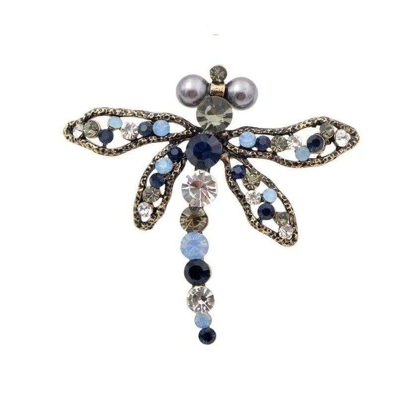 FineJewelrysの【送料無料】 ブローチ インセクト ドラゴン トンボ 昆虫 レディース アクセサリー イブニング パーティ オフィス 綺麗 ジュエリー ドラゴンフライ ピン｜アングル3