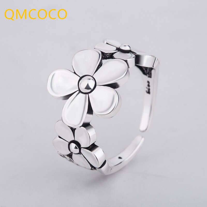 【クーポン利用で2890円】 指輪 リング シルバー フリーサイズ シンプル レディース 女性 カラー フラワー 花ズ 結婚式 ファッション ..