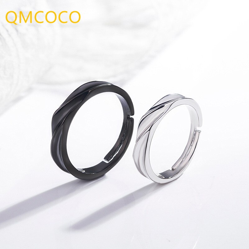 楽天FineJewelrys【クーポン利用で2890円】 指輪 リング 白 ホワイト 黒 ブラック シルバー 韓国 レディース 女性 メンズ 男性 カラー スタイル カップル パーソナリティ ファッション トレンド ジュエリー