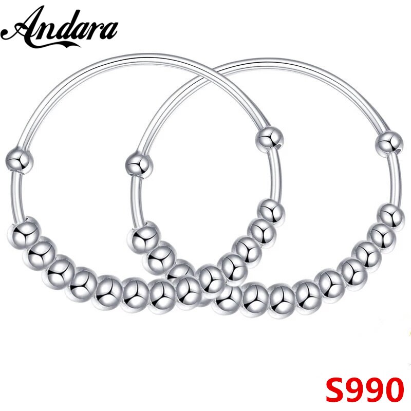 【送料無料】 アンクレット バングル ブレスレット シルバー レディース 女性 高い ジュエリー 100%00% スター 星リング S990 赤ちゃん ベイビー...