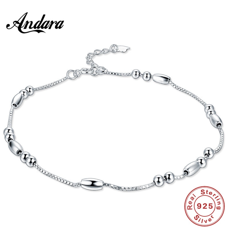 【送料無料】 アンクレット シルバー レディース 夏 スタイル ジュエリー 100%00% 925 スターリング ガール 魅力 ギフト