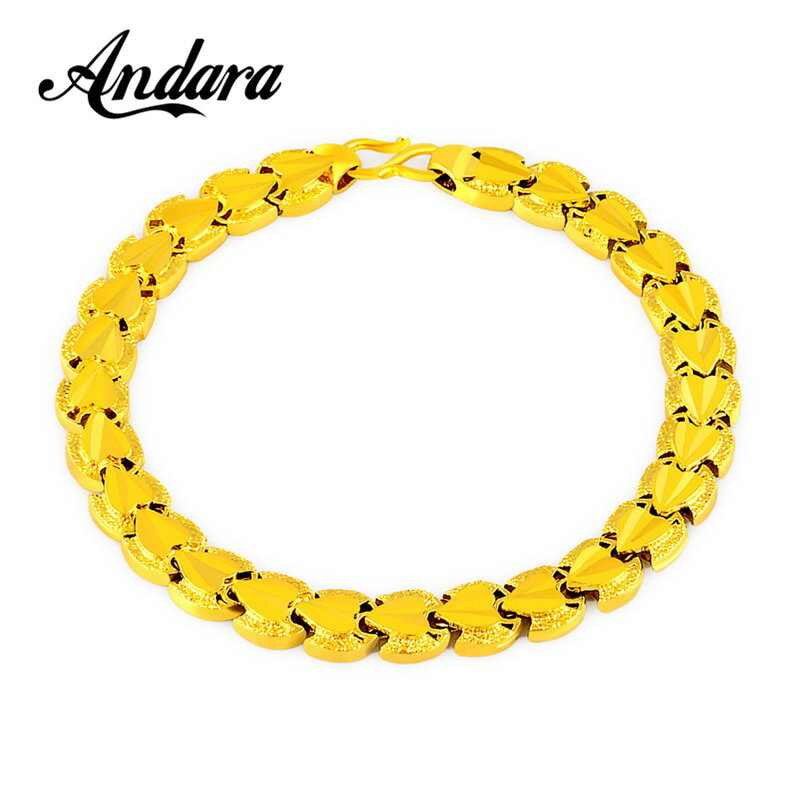 【送料無料】 ブレスレット ゴールド LOVE レディース 24k プレート 韓国語 高級 アフリカン ジュエリ..