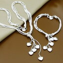 【クーポン利用で5750円】 ジュエリーセット シルバー ハート LOVE レディース 女性 高級 ブランド 925 スターリング 5 シェイプ アクセサリー Love(4)