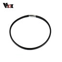 【クーポン利用で3200円】 ネックレス 本革 ステンレス レディース 女性 メンズ 男性 クラシック レザー チョーカー ブラック 黒 チェーン インチ 留め...