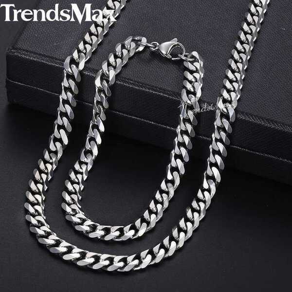 【送料無料】 ブレスレット ネックレス シルバー ステンレス 喜平 チェーン おしゃれ 大人 ブレスレットセット ジュエリーセット ファッション ギフト カーブ...