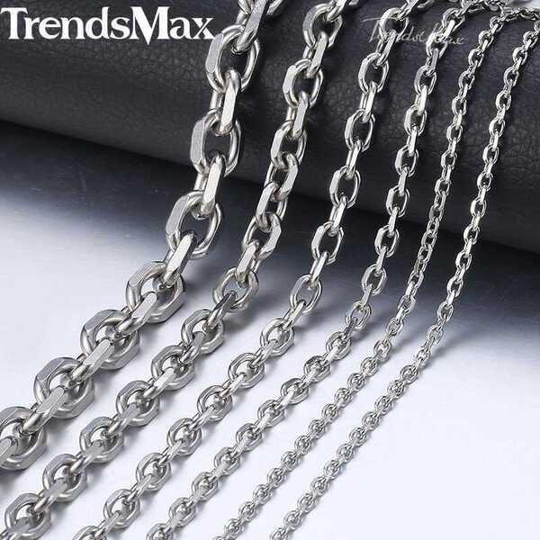 【クーポン利用で6710円】 ネックレス レディース 女性 メンズ 男性 ステンレス シルバー あずきチェーン おしゃれ ごつい 太め 太い かっこいい 310...