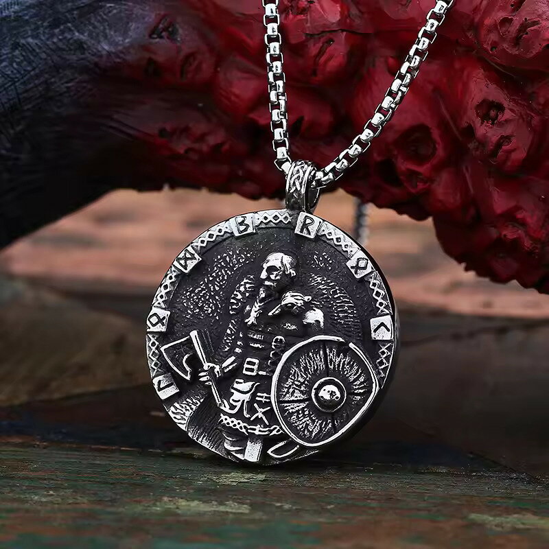 FineJewelrysの【送料無料】 ペンダント ネックレス ヴァイキング クリエイティブ メンズ 男性 レディース 女性 ヴィンテージ パーソナリティ チャーム ジュエリー パンク｜アングル3