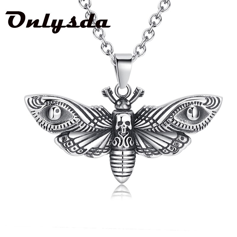 【送料無料】 ペンダント ネックレス シルバー ガ チョウ 蝶 バタフライ チェーン スカル スケルトン ..