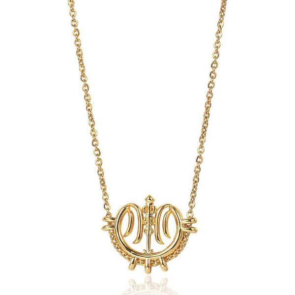 【クーポン利用で4930円】 ペンダント ネックレス ゴールド ステンレス チェーン レディース 女性 ビンテージ シルバー トライデント 王笏 ローロ ケーブル リンク