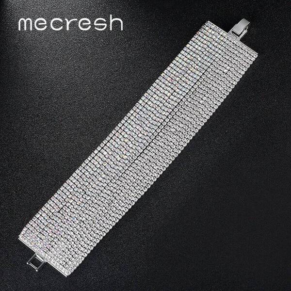 【送料無料】 ブレスレット バングルテニス ラインストーン クリスタル チェーン バングル マルチカラー タッセル リンク レディース 結婚式 ウェディング ジ...