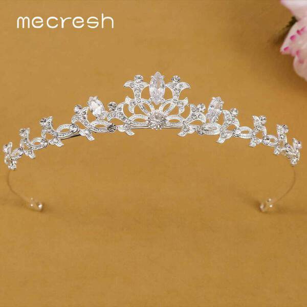 【送料無料】 ティアララインストーン ジルコニア ブライダル ティアラ ヘッドバンドラインストーン レディース 女性 トレンド ジルコン クラウン ラインストー...