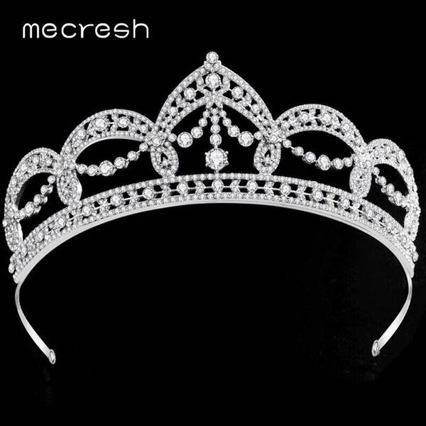 【送料無料】 ティアララインストーン ジルコニア ブライダル ティアラ ヘッドバンドラインストーン レディース 女性 トレンド ジルコン クラウン ラインストー...