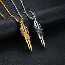【送料無料】 ペンダント ペンワシステンレス ゴールド タカ 弾丸 ペン トップスワシステンレス メンズ 男性 ステンレス 品質 鷲 イーグル タフ ホーク パ...