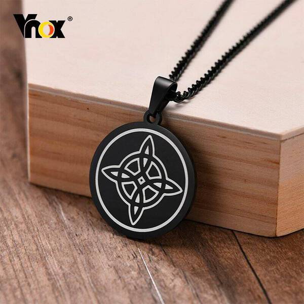 【送料無料】 ペンダント ネックレス ビンテージ メンズ 男性 セルティック 7 大天使 チャーム お守り ..