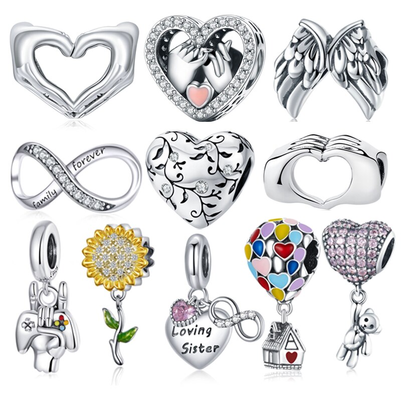 【送料無料】 ブレスレット シルバー ハート LOVE レディース ハンド サイン 言語 チャーム ハンドヘル..