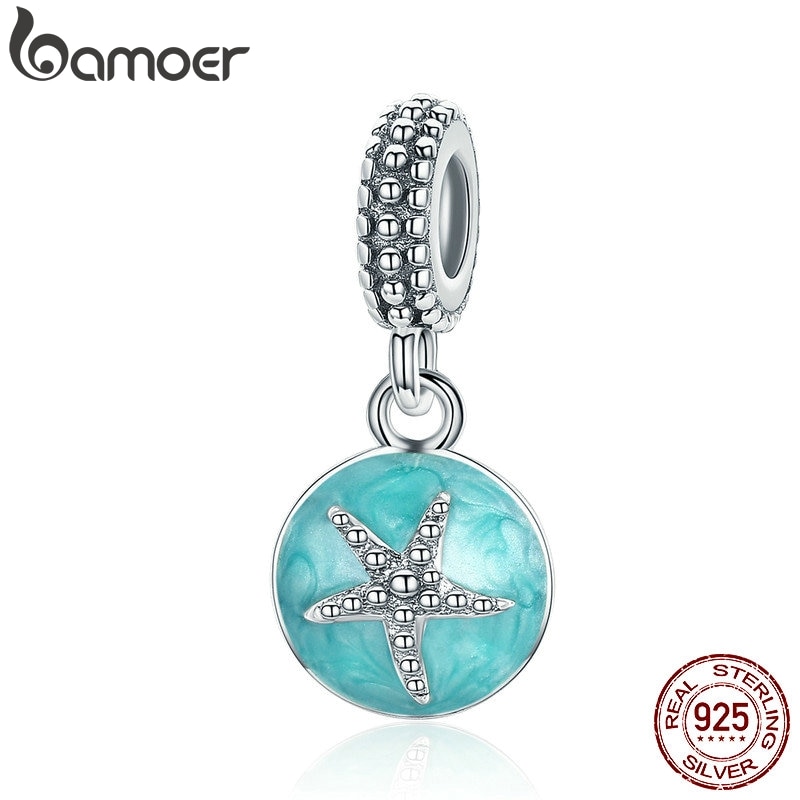 【クーポン利用で4380円】 ペンダント ブレスレット 緑 グリーン シルバー ヒトデ クリア 透明 ジルコニア レディース 夏 コレクション 925 スターリング CZ シー 海 エナメル チャーム フィット ジュエリー S925