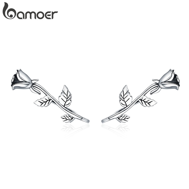 【クーポン利用で4540円】 ピアス シルバー 花 フラワー スタッドピアス レディース 女性 本物 100％00% 925 スター 星リング ローズ 植物 プラント スタッド ジュエリー ママ ギフト