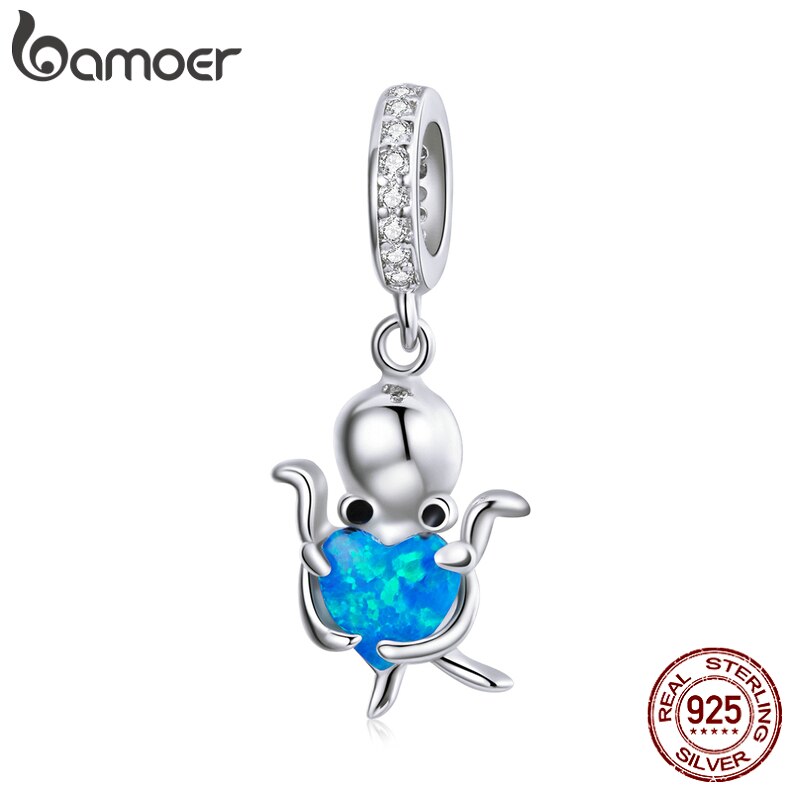 【クーポン利用で6040円】 ペンダント バングル ブレスレット 青 ブルー シルバー タコ ジルコニア オ..