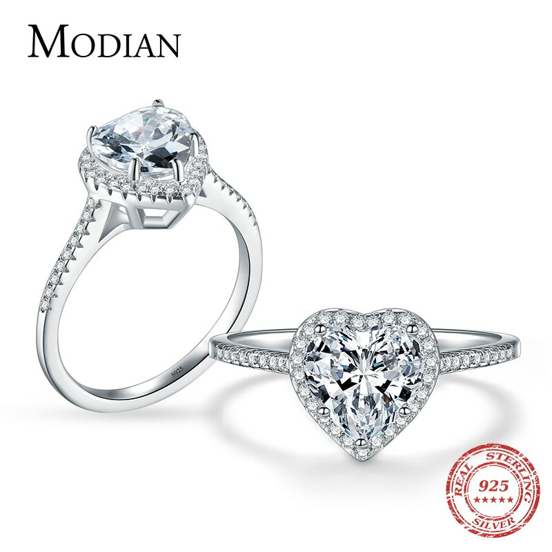 【送料無料】 指輪 リング シルバー ジルコニア レディース 女性 ハート 形 925 スターリング ジュエリー AAA レベル CZ 結婚式 ウェディング バ...