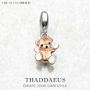 【クーポン利用で5620円】 チャーム ペンダント 動物 アニマル ゴールド シルバー リング クマ レディース テディ 熊 ローズ カラー かわいい ヨーロッパ ジュエリー 調査結果 アクセサリー 9255 スターリング ファッション ギフト