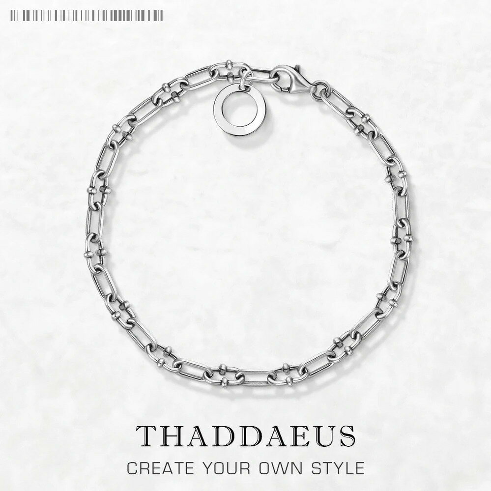 【送料無料】 チャーム ブレスレット シルバー チェーン リング レディース メンズ 黒ずんだ 夏 サマー 反逆者 ギフト リンク 9255 スターリング ファ...