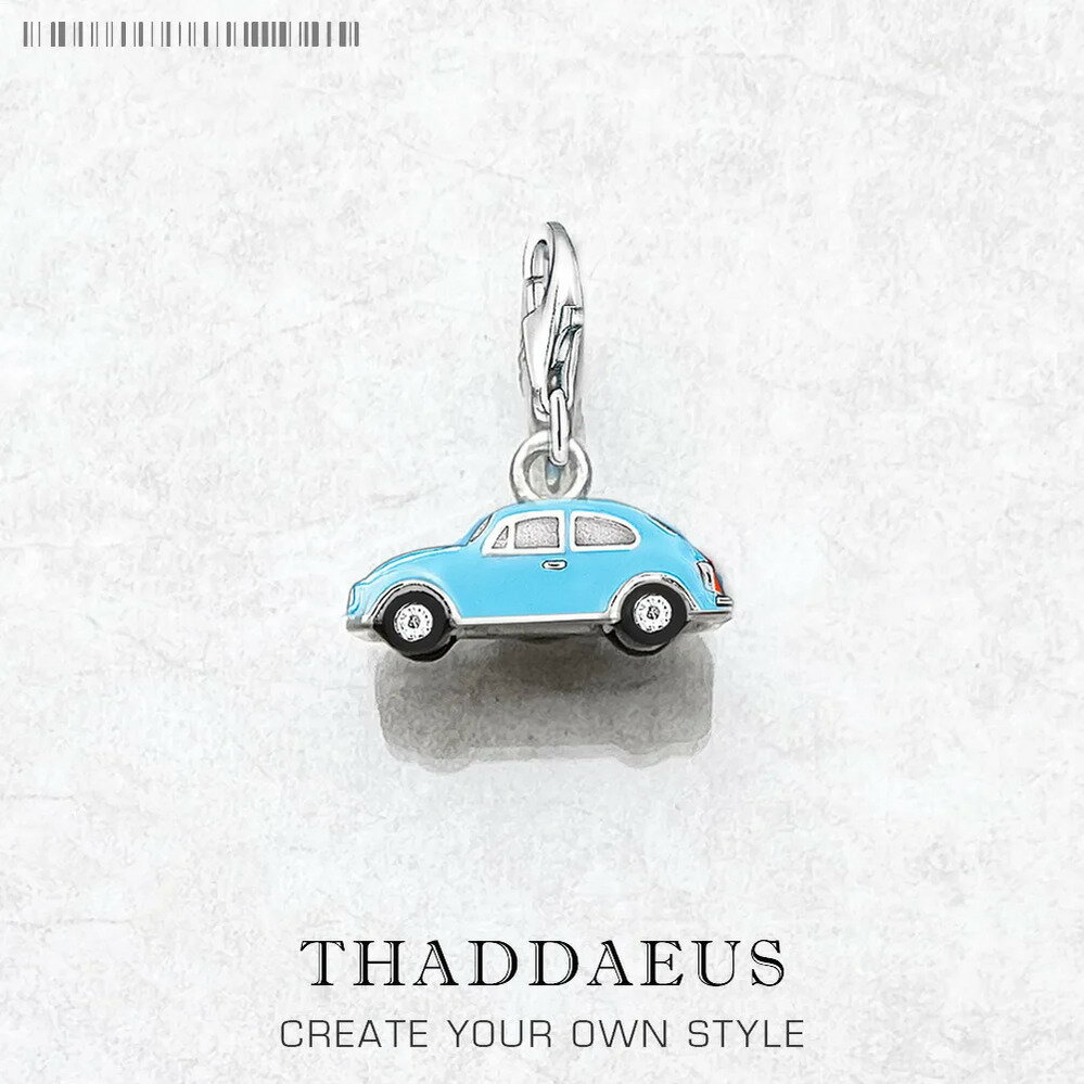 【送料無料】 チャーム ペンダント 青 ブルー シルバー リング 車 レディース メンズ カー 9255 スターリング & クラブ ギフト ヨーロッパ スタイル...