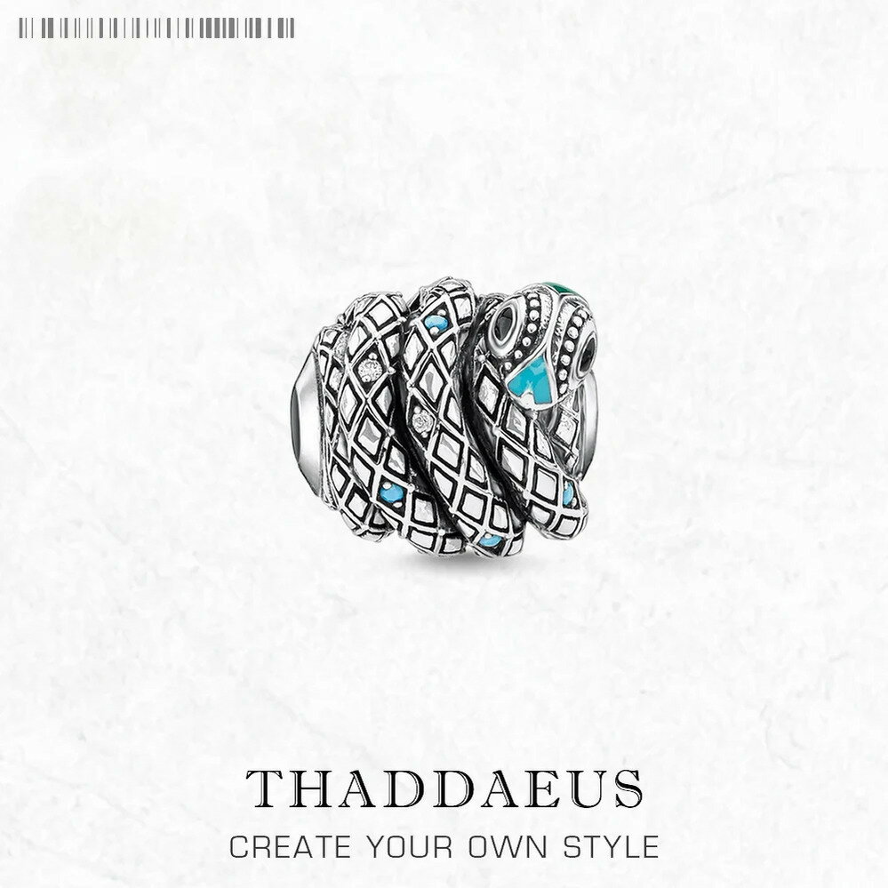 【送料無料】 チャーム 動物 アニマル 青 ブルー シルバー ビーズ リング レディース エスニック 蛇 スネイク ヘビ 9255 スターリング ファッション ...