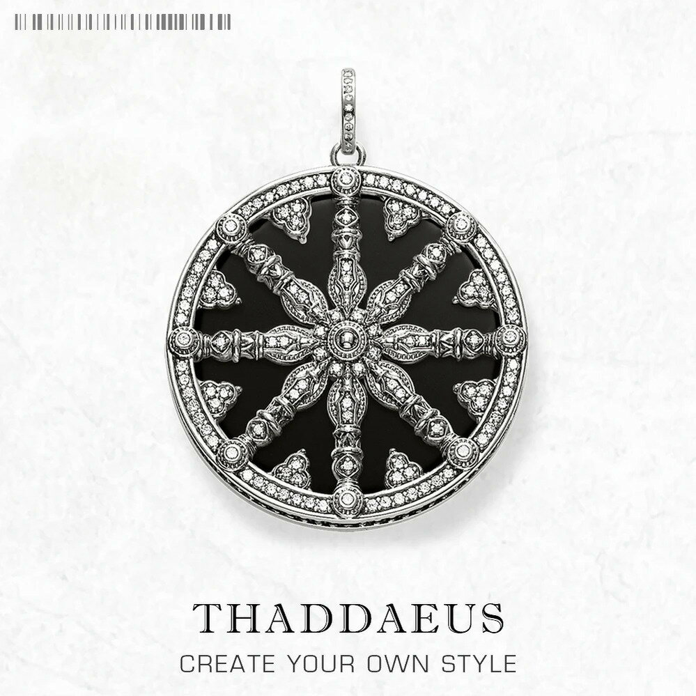 【送料無料】 ペンダント 黒 ブラック クリスタル シルバー プラント リング レディース メンズ 車輪 ..