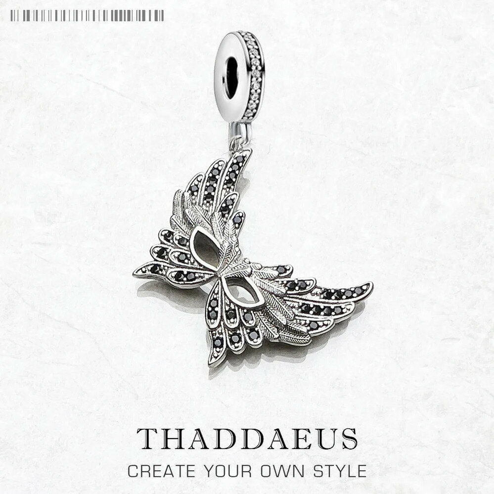 【送料無料】 チャーム ペンダント シルバー リング 羽根 レディース フェザー マスク ファッション グラム 9255 スターリング ジュエリー ヨーロッパ ...