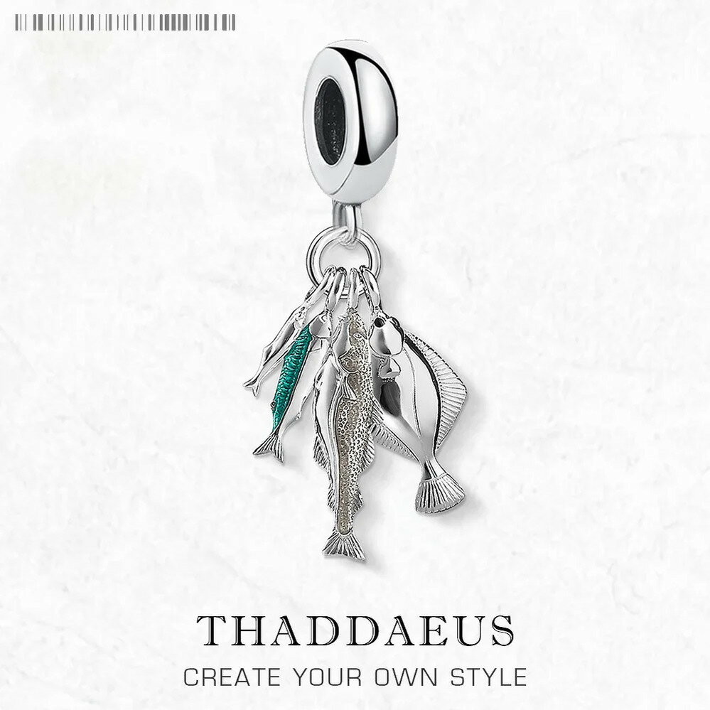 【送料無料】 チャーム ペンダント フィッシュ シルバー リング レディース メンズ バネ トレンド 9255 スターリング ジュエリー アクセサリー ラッキー...