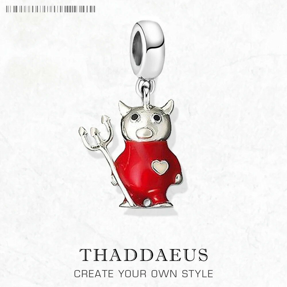 【送料無料】 チャーム ペンダント 動物 アニマル 赤 レッド シルバー プラント リング クマ レディース 熊 夏 サマー ブランド 新しい かわいい 925...