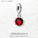 【送料無料】 チャーム 赤 レッド シルバー ストーン リング 揺れる レディース ダングル ヨーロッパ クラブ ファイン ジュエリー 夏 サマー トレンド ギ...