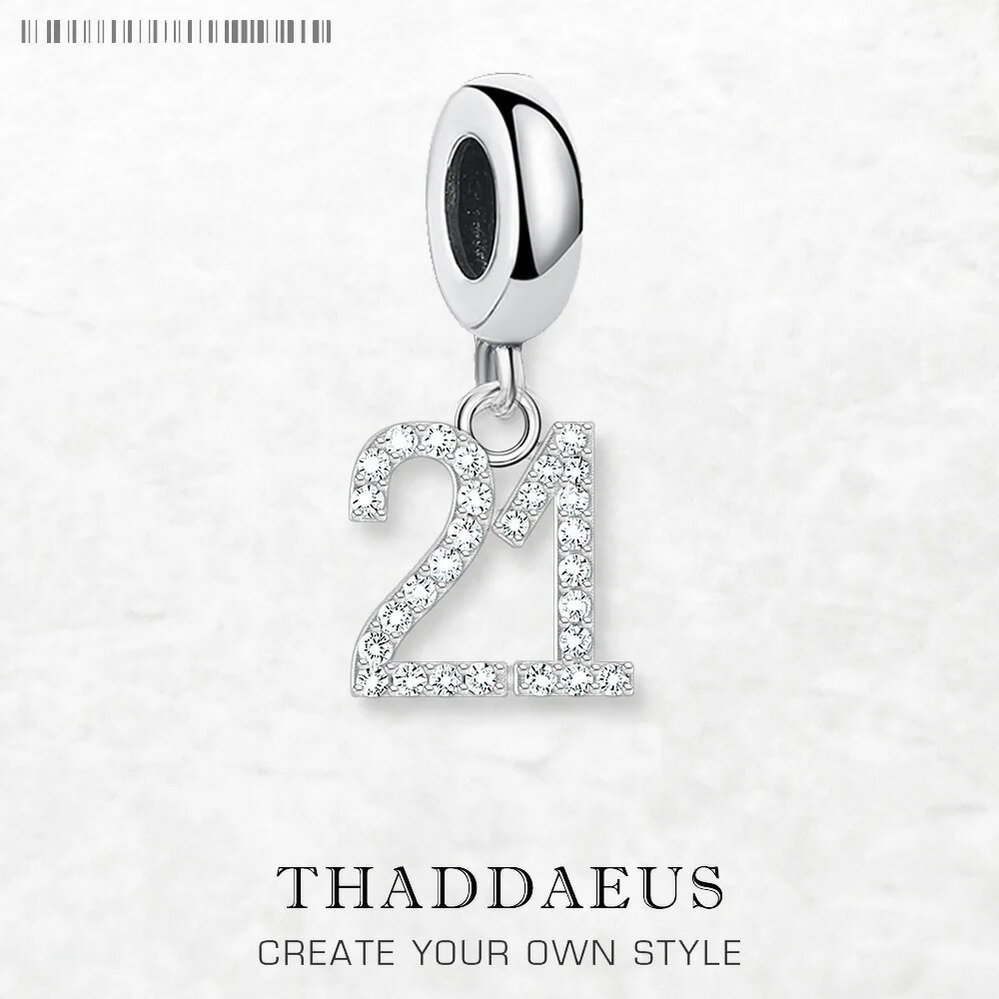 【送料無料】 チャーム ペンダント シルバー ナンバー リング 揺れる レディース メンズ ダングル ラッキー 数字 2 9255 スターリング クラシック ジュエリー 誕生日 ギフト