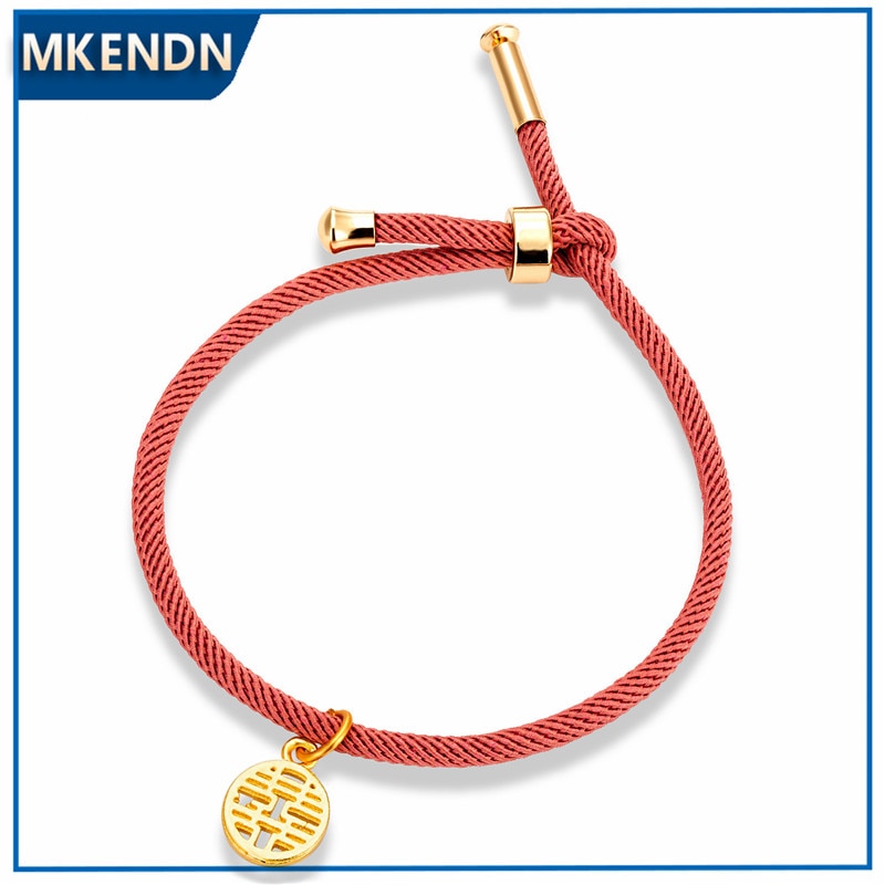 【送料無料】 ブレスレット 赤 レッド ロープ フリーサイズ ミニ レディース 女性 メンズ 男性 ミニマリスト ミラン ハンドメイド 調整可能 糸 カップル ...