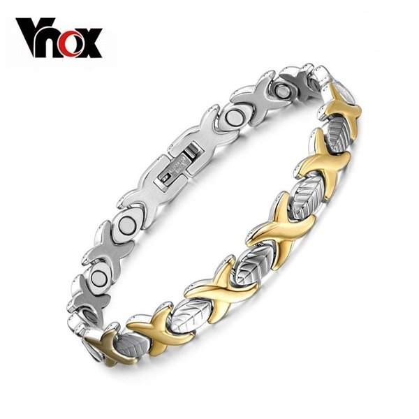 【送料無料】 バングル ブレスレット レディース ステンレス 調整可能 エレガント ジュエリー ヘルスケア マグネット 健康 磁石 フリーサイズ サイズ マンテ...