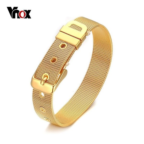 【送料無料】 バングル ブレスレット レディース ステンレス シルバー 調整可能 エレガント ベルト カフ ゴールド フリーサイズ マンテル カラー