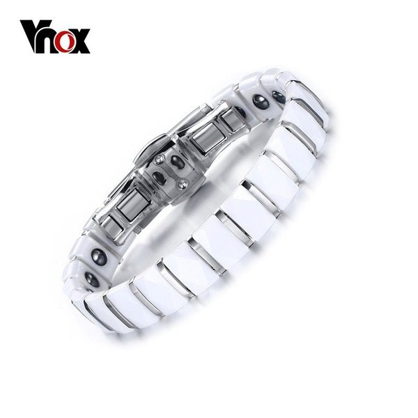 【送料無料】 ブレスレット レディース セラミック 陶器 エレガント ヘルスケア 白 ホワイト ヘルシー ヘマタイト バングル シンプル 大人 トレンド おしゃ...