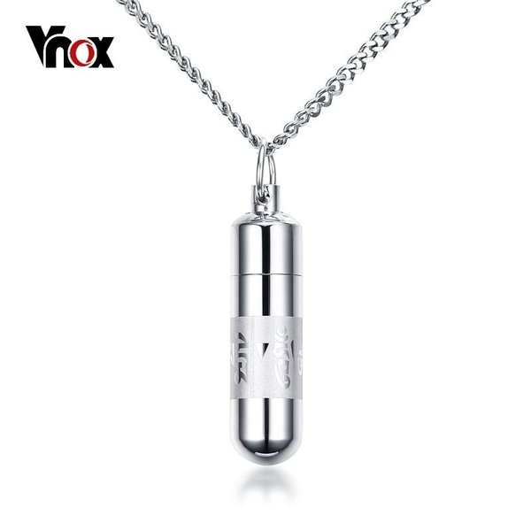 【送料無料】 ネックレス ペンダント メンズ 男性 レディース 女性 フレンズ オープン チベット カップル マントラ 祈り チェーン 言葉 マット 開閉式 文...