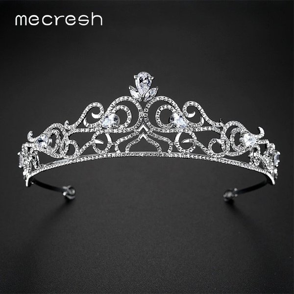 【クーポン利用で6560円】 ヘアアクセ ヨーロピアン CZ クラウン 王冠 ティアラ クリア クリスタル 葉 植物 プラント ヘア シンプル 大人 トレンド ...