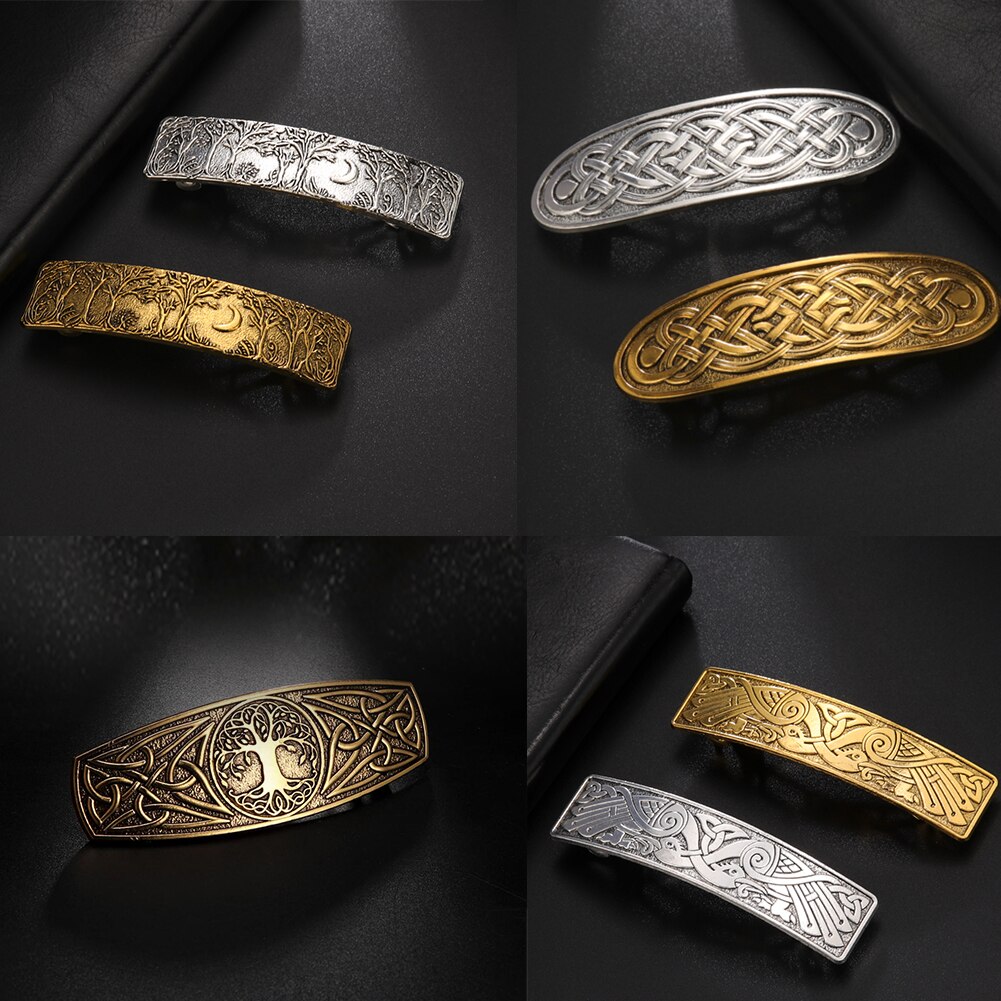 【送料無料】 ヘアピン シルバー メタル 金属 リボン ノット 結び目 レディース 女性 セルティックス ヘアー クリップ 木 ウッド ツリー ライフ バイキン...