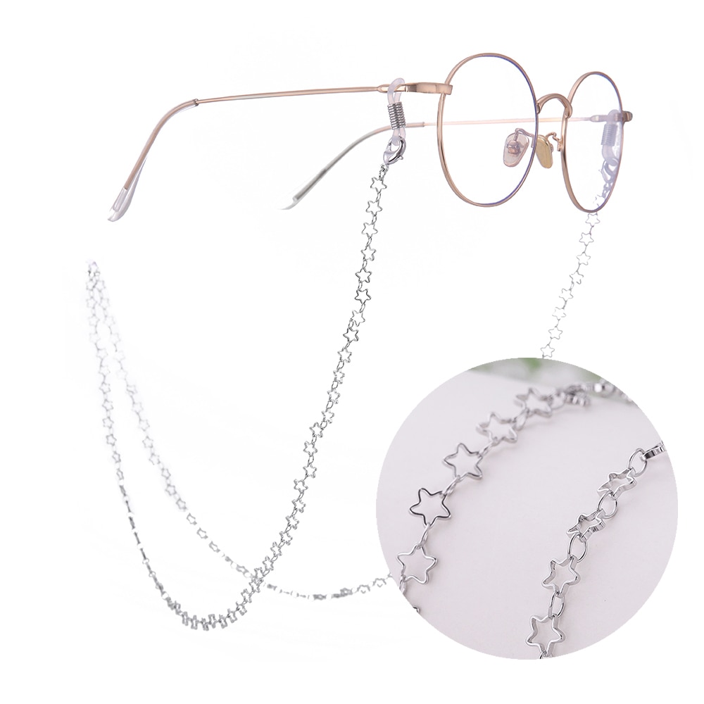 【クーポン利用で2890円】 メガネチェーン チェーン 眼 メンズ 男性 レディース 女性 ファッション 目 アイズ 眼鏡 サングラス スペクタクル 保有者 コード ストラップ スター 星 形 リーディング 滑り止め ハンギング
