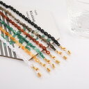 【送料無料】 メガネチェーン 小さな アクリル プラスチック レジン 樹脂 サングラス 保有者 レディース 女性 ガール ストラップ 眼鏡 コード ネック ロープ 下がる マスク アクセサリー ギフト(4)