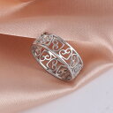 【送料無料】 指輪 リング ハート ステンレス ミニ レディース 女性 透かし スチール ミニマリスト 指 フィンガー 2023 ジュエリー 誕生日 記念日 恋...