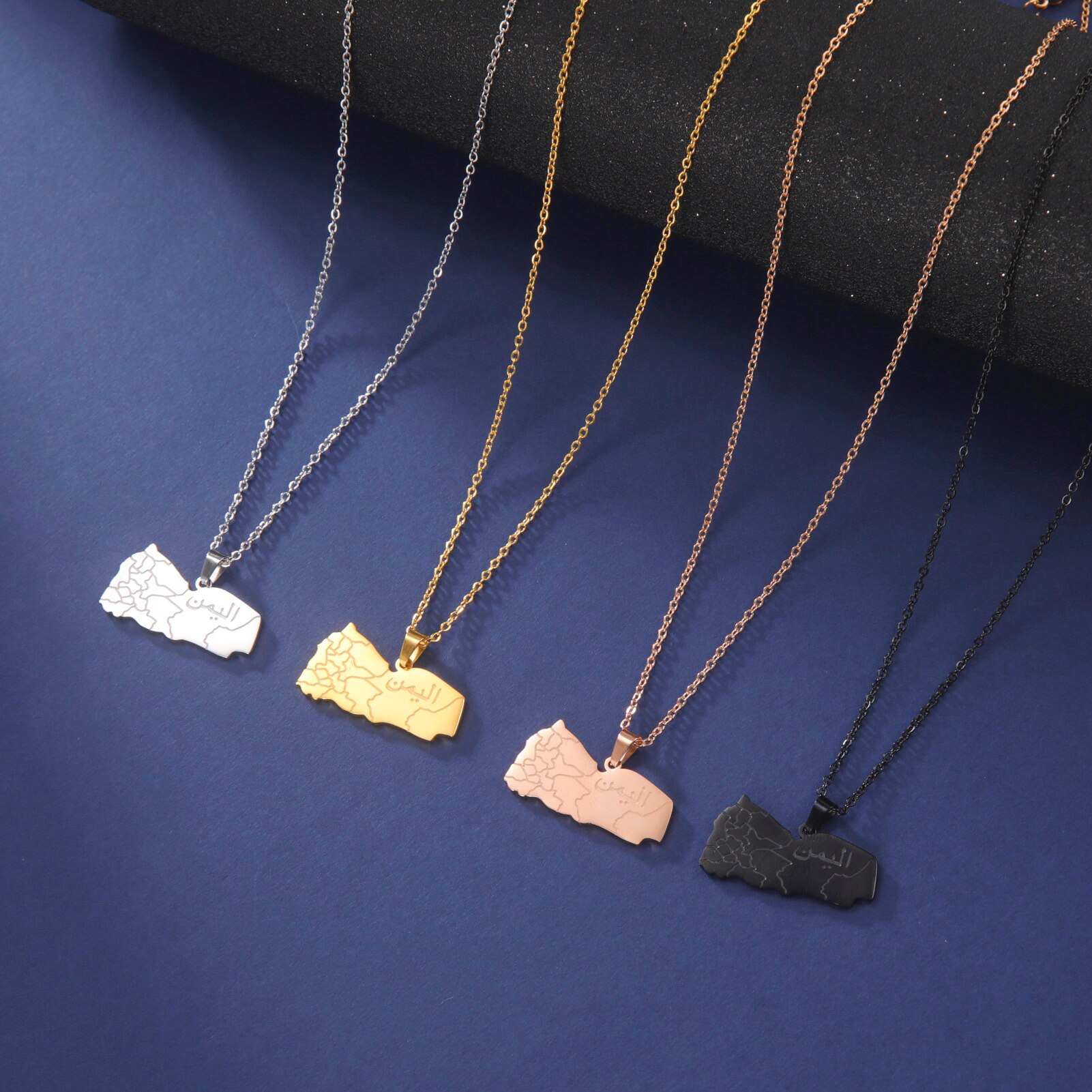 【クーポン利用で3390円】 ペンダント ネックレス イエメン ゴールド ステンレス レース レディース 女..