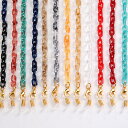 【送料無料】 メガネチェーン アクリル プラスチック レジン 樹脂 チェーン ストラップ レディース 女性 小さな 眼鏡 下がる マスク ネック 保有者 サング...