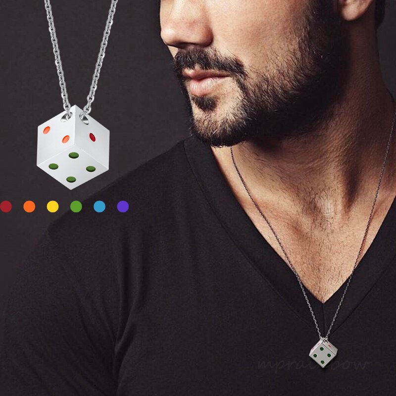 【送料無料】 ペンダント ネックレス レース レディース 女性 メンズ 男性 サイコロ ラッキー 鍵 ベガ..