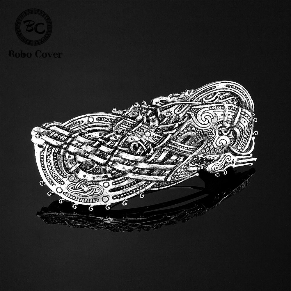 【送料無料】 ヘアアクセ シルバー ドラゴン メタル 金属 ロング レディース 女性 レトロ 北欧 ルーン バイキング ヘアピン カラー アイルランド ヘアー ...