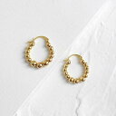 【クーポン利用で2890円】 ピアス サークル ビーズ ラウンド フープ ミニ レディース 女性 マルチ スモール 幾何学 ミニマリスト トレンド ホット(4)